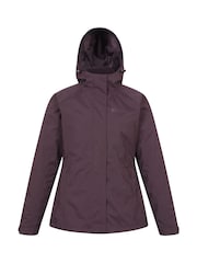 Mountain Warehouse Purple Alaskan Womens 3-in-1 Waterproof Jacket - Image 5 of 7