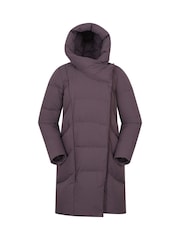 Mountain Warehouse Purple Cosy Wrap II Womens Extreme Down Jacket - Image 1 of 6