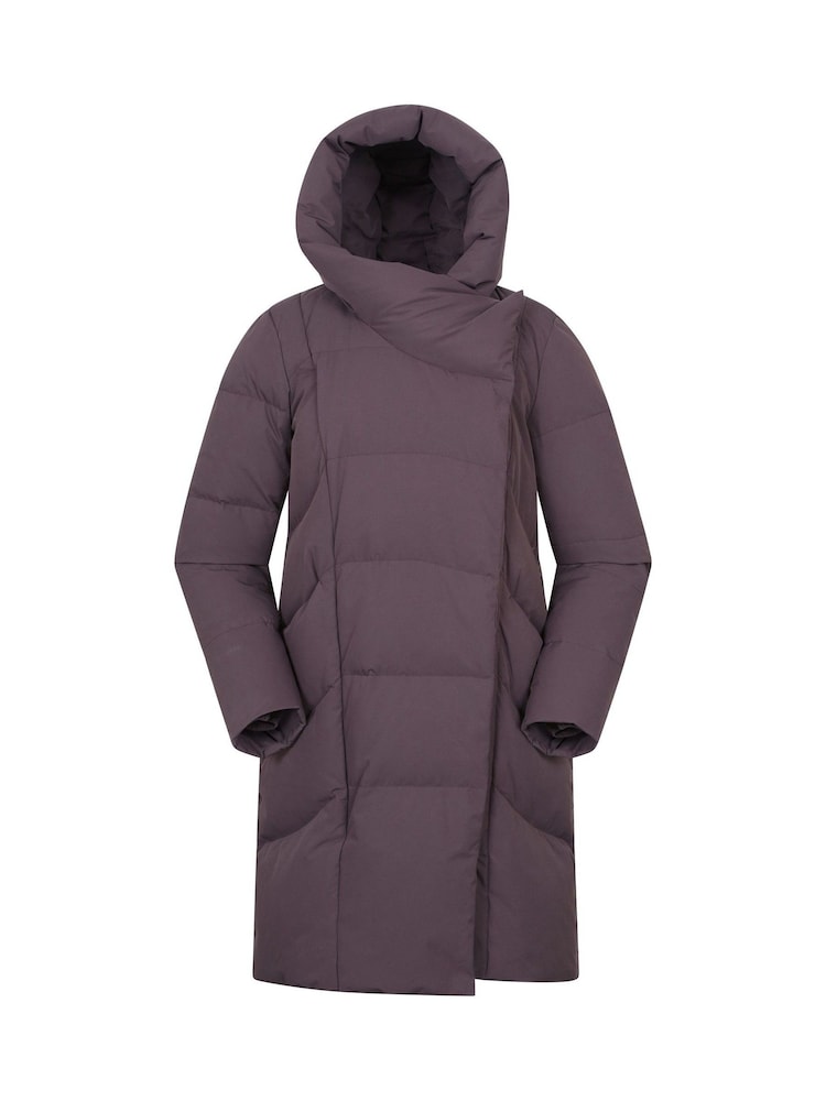 Mountain Warehouse Purple Cosy Wrap II Womens Extreme Down Jacket - Image 1 of 6 Mountain Warehouse Purple Cosy Wrap II Womens Extreme Down Jacket - Image 1 of 6