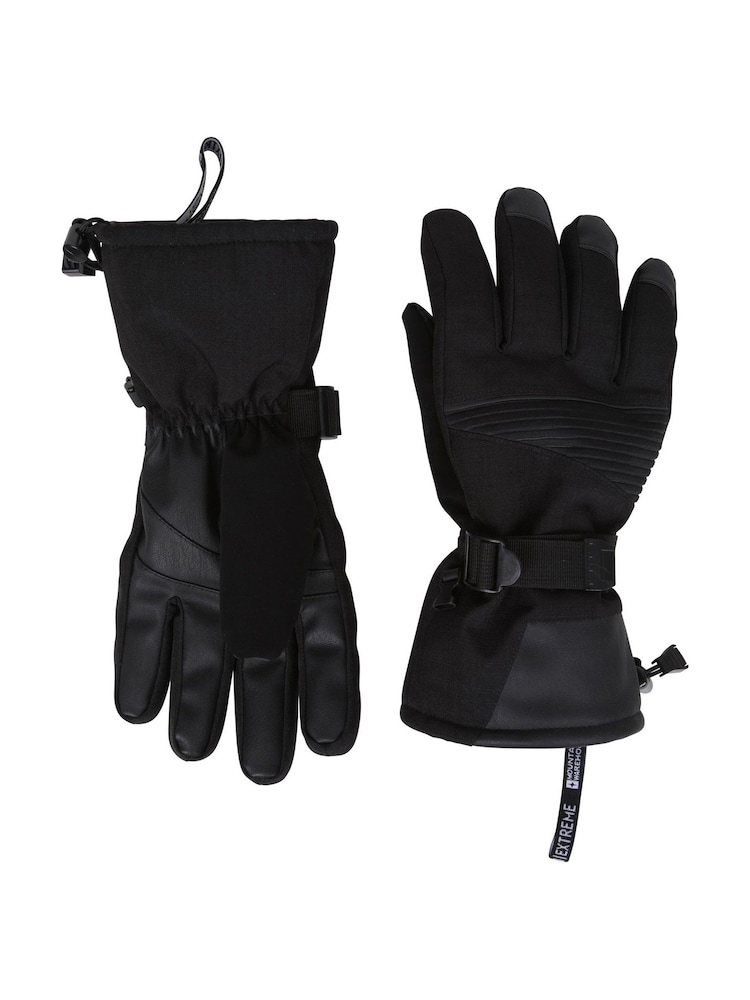 Mountain Warehouse Black Ultra Cold Weather Waterproof Ski Gloves - Image 1 of 5 Mountain Warehouse Black Ultra Cold Weather Waterproof Ski Gloves - Image 1 of 5