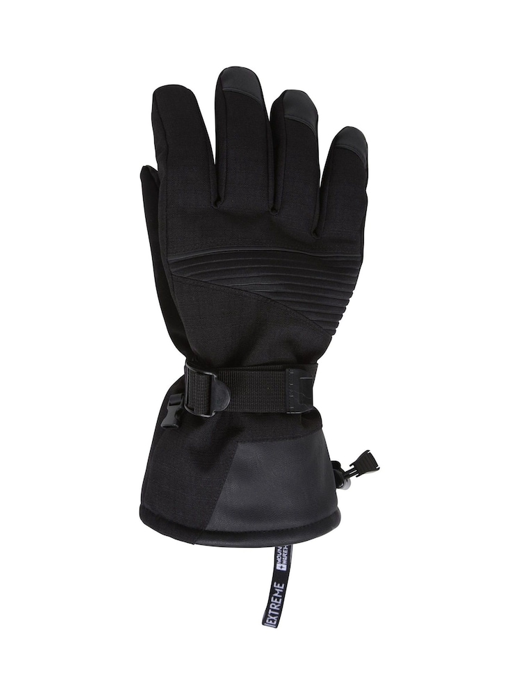 Mountain Warehouse Black Ultra Cold Weather Waterproof Ski Gloves - Image 2 of 5 Mountain Warehouse Black Ultra Cold Weather Waterproof Ski Gloves - Image 2 of 5