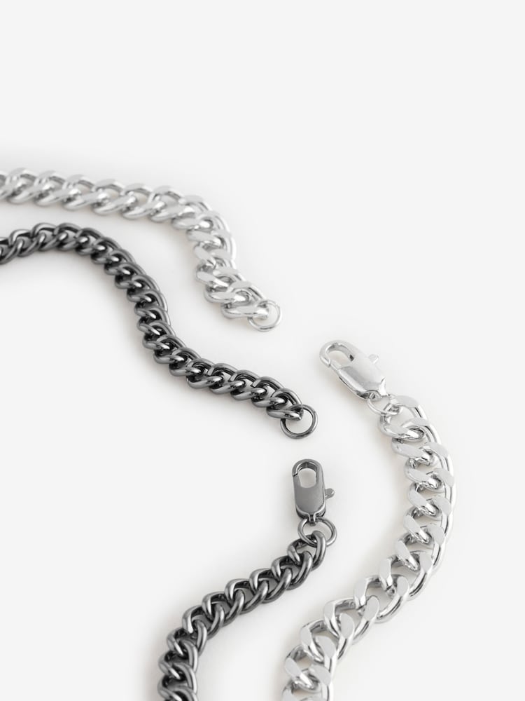 Curb Chain Necklace Pack - Image 2 of 3