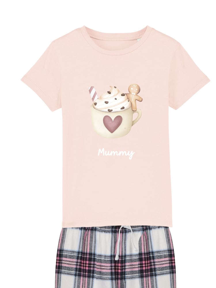 Personalised Christmas Gingerbread Man Pyjamas by Koko Blossom - Image 2 of 2