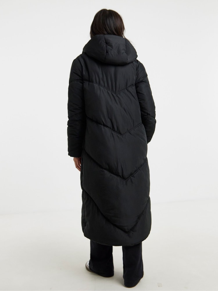 črna - JD Williams Longline Padded Coat - Slika 2 iz 4