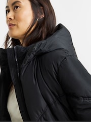 črna - JD Williams Longline Padded Coat - Slika 4 iz 4
