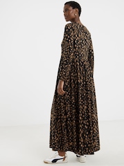 JD Williams Animal Soft Touch Printed Maxi Smock Dress - Image 2 of 4