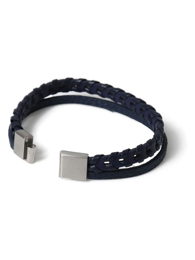 Blau - Leather Bracelet - Bild 3 von 3
