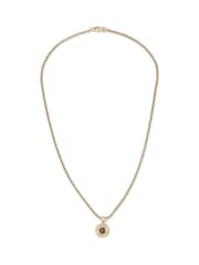 Gold Plated Sun Pendant Necklace - Image 1 of 2