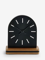 Black Bronx Mantel Clock - Image 2 of 3