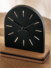 Black Bronx Mantel Clock - Image 3 of 3