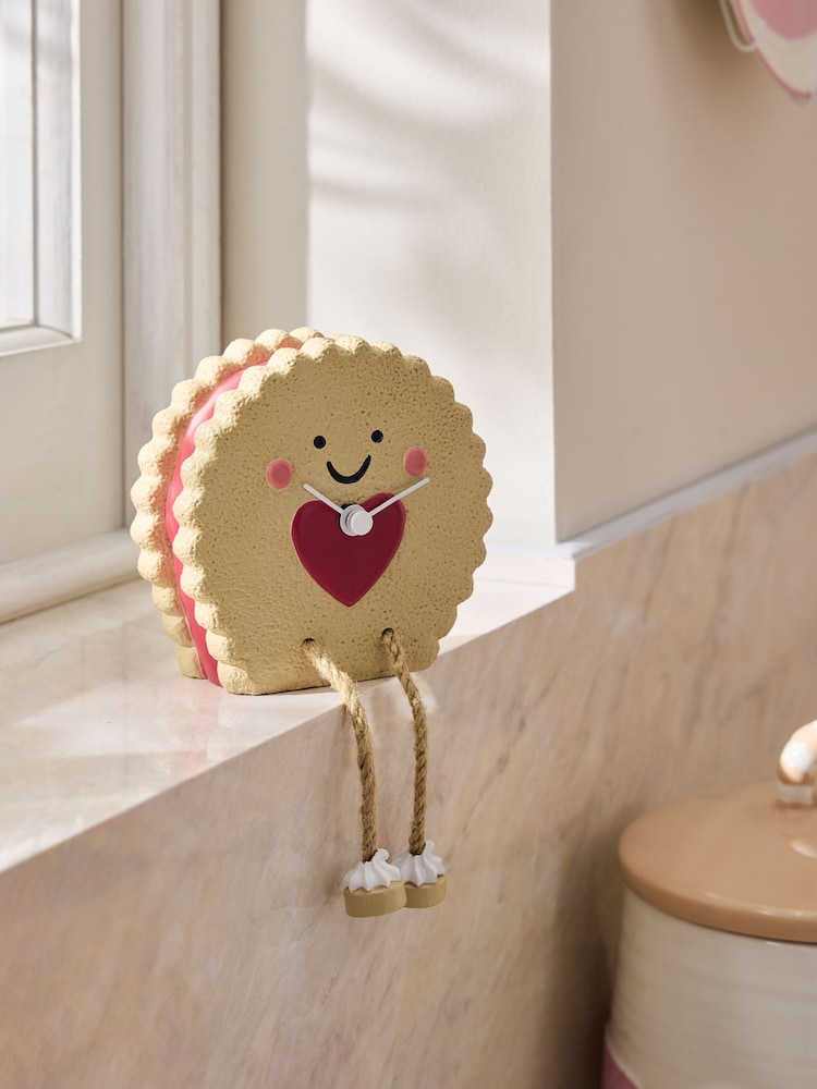 Natural Biscuit Mantel Clock - Image 1 of 3
