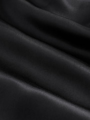 Black Satin Tie Waist Wide Leg Trousers - Image 8 of 8