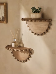 Wooden Bobbin Picture Shelf - Slika 2 iz 5