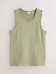 White / Green / Navy / Blue Trident Vest 4 Pack - Image 9 of 12