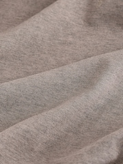 Neutral Marl Relaxed Fit Lightweight Garment Dyed T-Shirt - Image 8 of 8