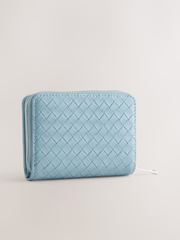 Blue Weave Midi Purse - Image 2 of 5