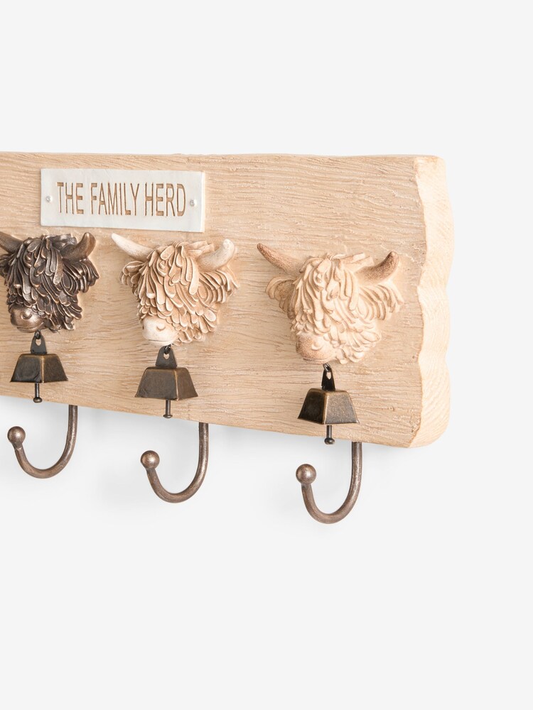 Hamish The Highland Cow Coat Hooks - 图片2 / 2