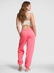 Victoria's Secret PINK Vivid Pink Cuffed Fleece Joggers - Image 2 of 2