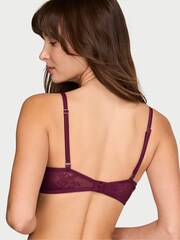 Victoria's Secret Rich Maroon Red Push Up Lace Bra - Image 2 of 3