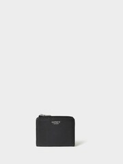 Osprey London The Core Medium Leather Zip Matinee Black Purse - Image 1 of 5