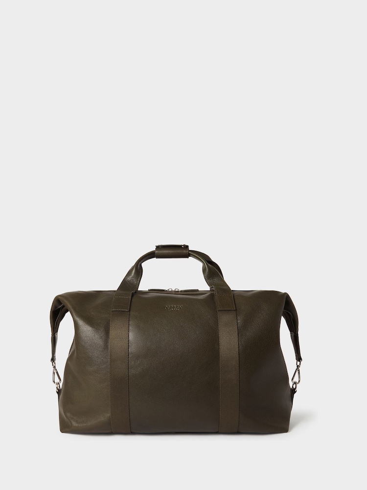 Grün - Osprey London Toby Vintage Reisetasche aus Sattelleder, Cognacbraun - Bild 1 von 5