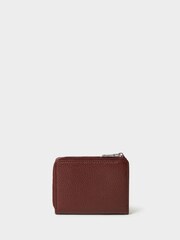 Osprey London The Core Medium Leather Zip Matinee Brown Purse - Image 3 of 5