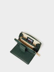 Osprey London Green The Core Medium Leather Popper Matinee Purse - Image 5 of 5
