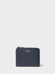 Osprey London The Core Medium Leather Zip Matinee Black Purse - Image 1 of 5