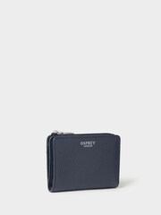Osprey London The Core Medium Leather Zip Matinee Black Purse - Image 2 of 5