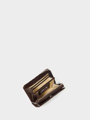 Osprey London The Core Medium Leather Zip Matinee Brown Purse - Image 5 of 5
