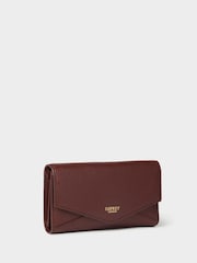 Osprey London Red The Core Medium Leather Matinee Purse - Image 2 of 5
