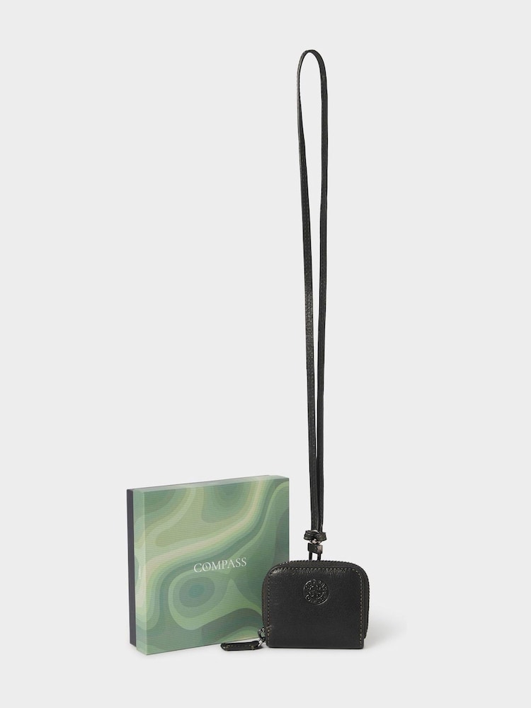 Osprey London The Compass Leather Earpod Black Case - Image 6 of 6 Osprey London The Compass Leather Earpod Black Case - Image 6 of 6