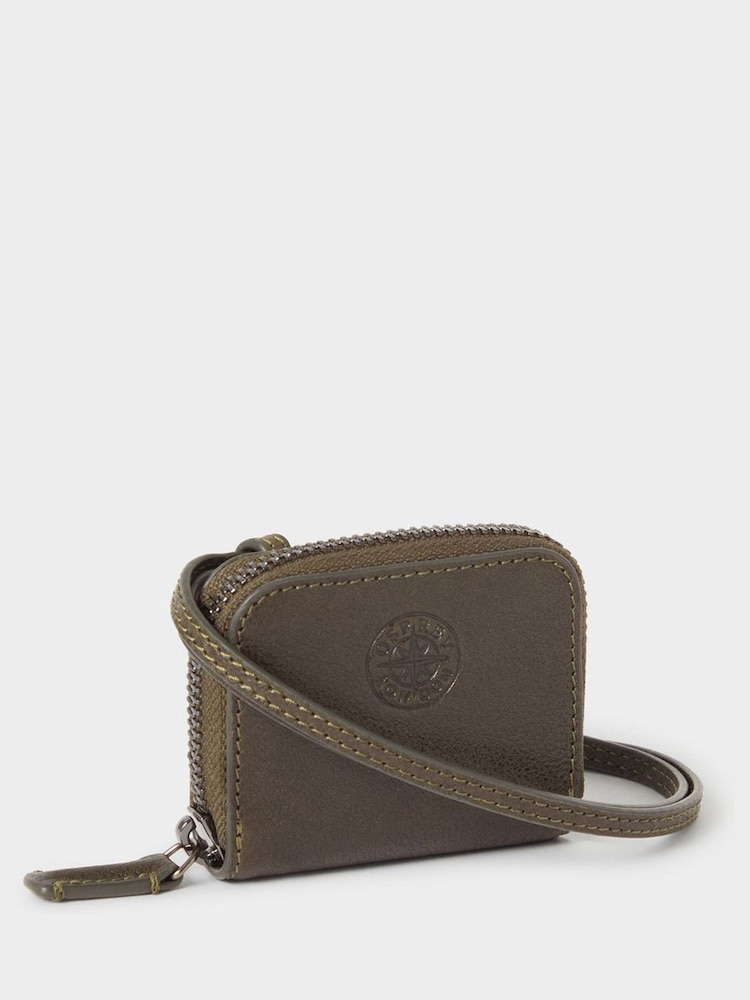 Grün - Osprey London The Compass Leather Earpod Black Case - Bild 2 von 6