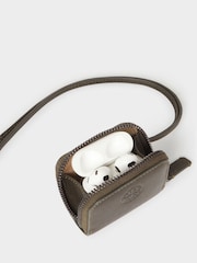 Grün - Osprey London The Compass Leather Earpod Black Case - Bild 5 von 6