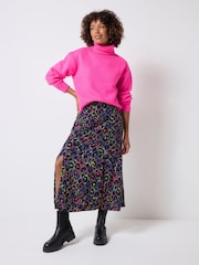 SCAMP & DUDE Pink Knitted Turtle Neck Jumper - Image 2 of 6
