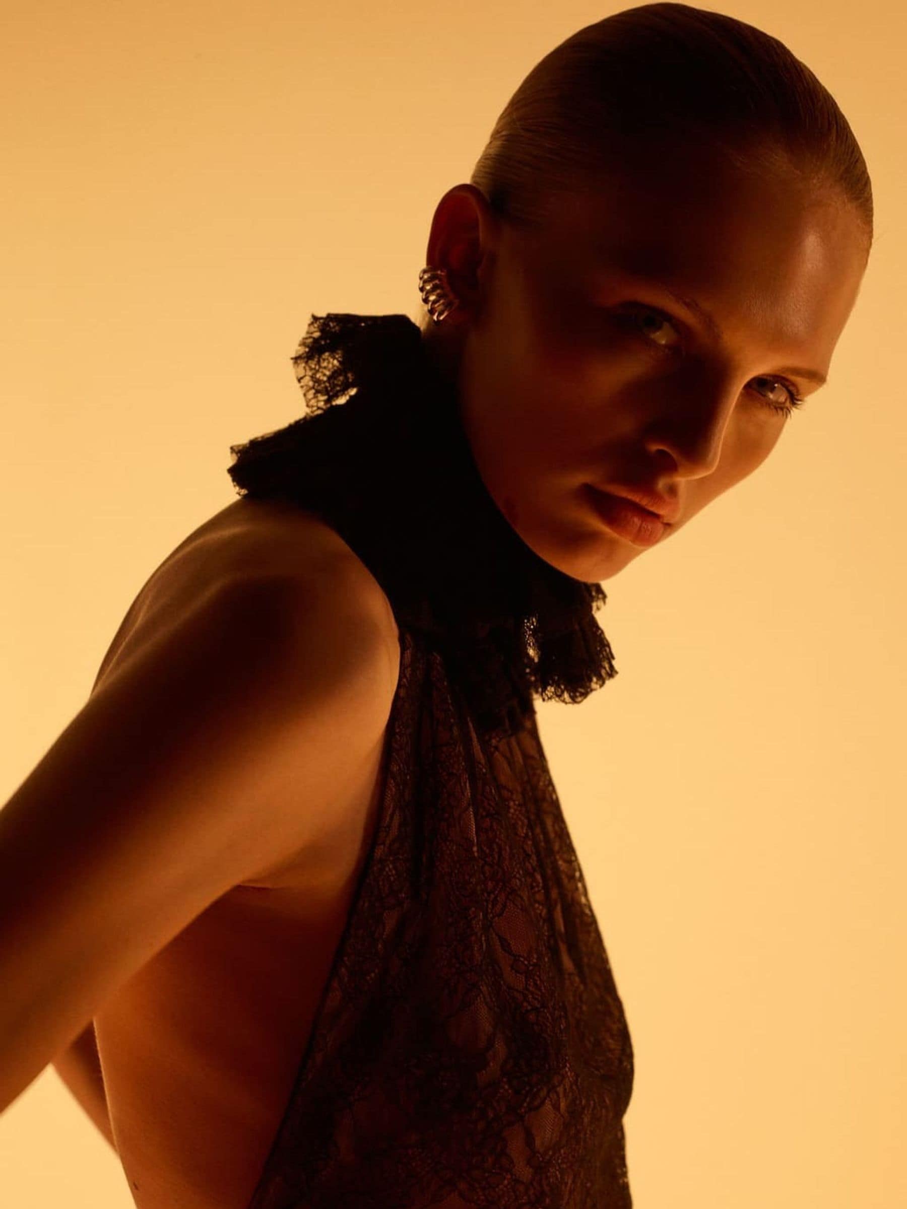 トップス Cotton Lace Sleeveless Knitted Top Lace Top Sleeveless Blouse – Secret Label