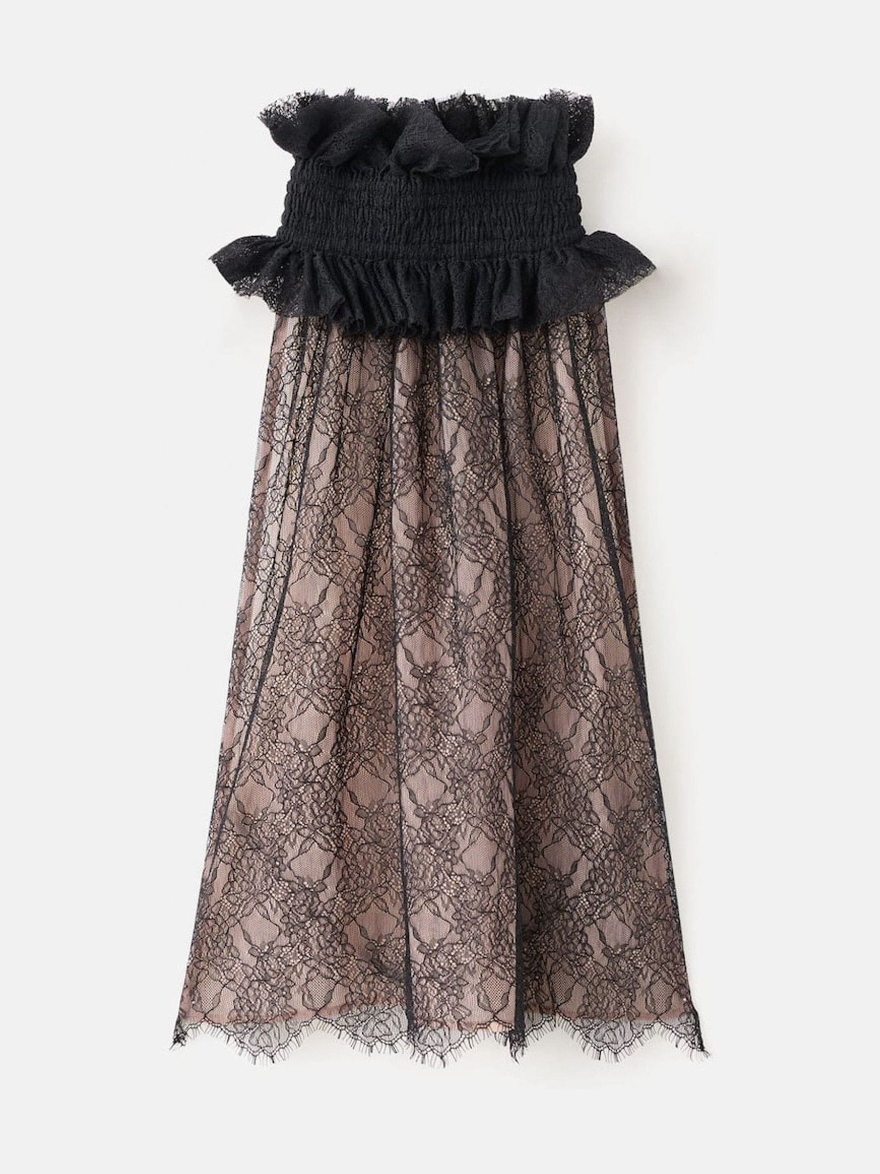 トップス Cotton Lace Sleeveless Knitted Top Lace Top Sleeveless Blouse – Secret Label