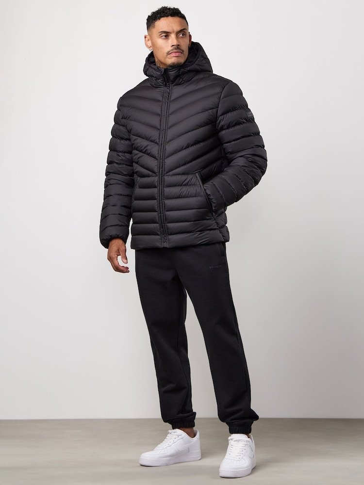 Gym King Black Endurance Puffer Jacket - Image 1 of 4