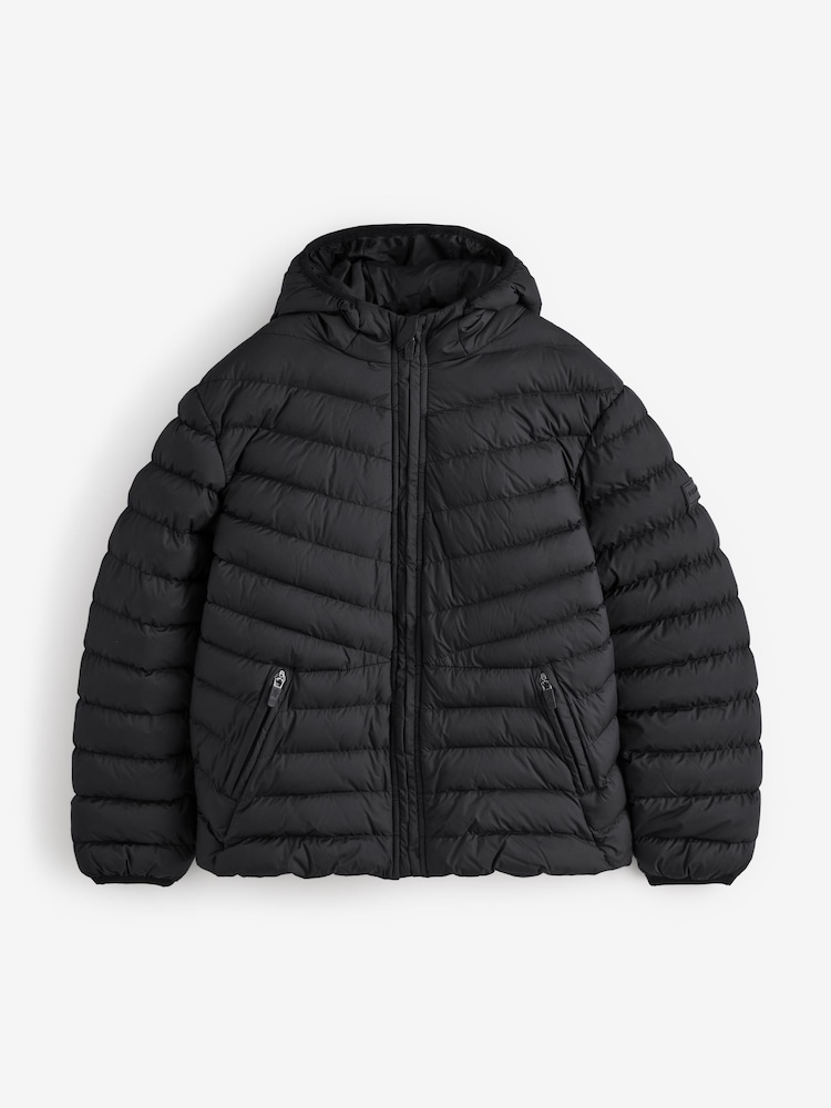 Gym King Black Endurance Puffer Jacket - Image 5 of 5 Gym King Black Endurance Puffer Jacket - Image 5 of 5