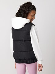 Gym King Black Panelled Gilet - Image 2 of 4