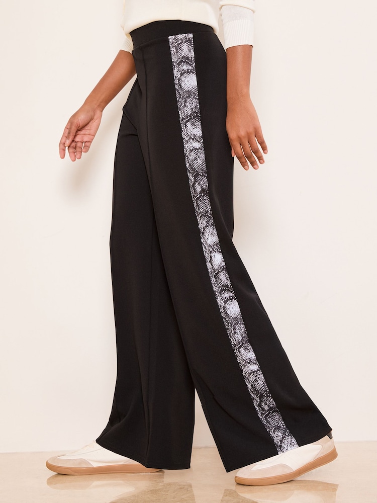 Lipsy Snake Printed Side Stripe Trousers - Image 4 of 4 Lipsy Snake Printed Side Stripe Trousers - Image 4 of 4