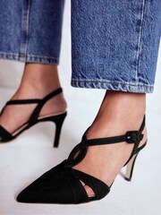 Boden Black Point Interlocked Heels - Image 2 of 6