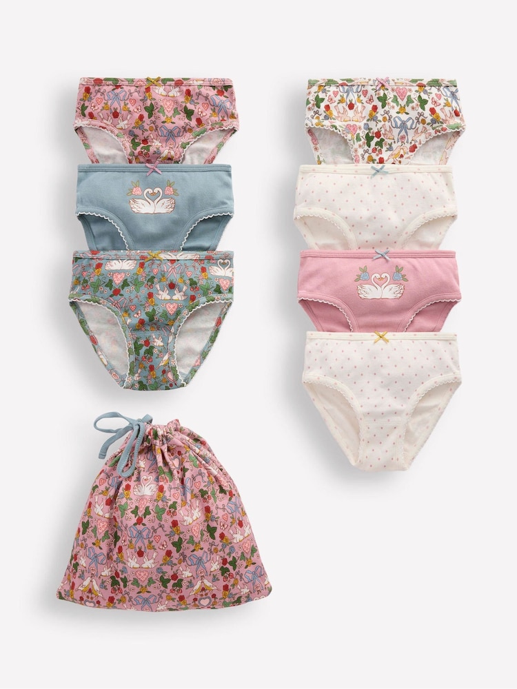 Boden Pink Briefs 7 Pack - Image 1 of 3