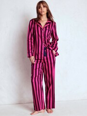 Boden Pink Cotton Pyjama Trousers - Image 2 of 6