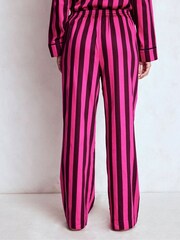 Boden Pink Cotton Pyjama Trousers - Image 3 of 6