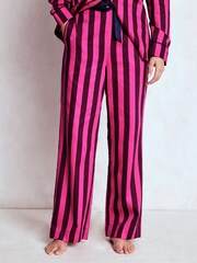 Boden Pink Cotton Pyjama Trousers - Image 4 of 6