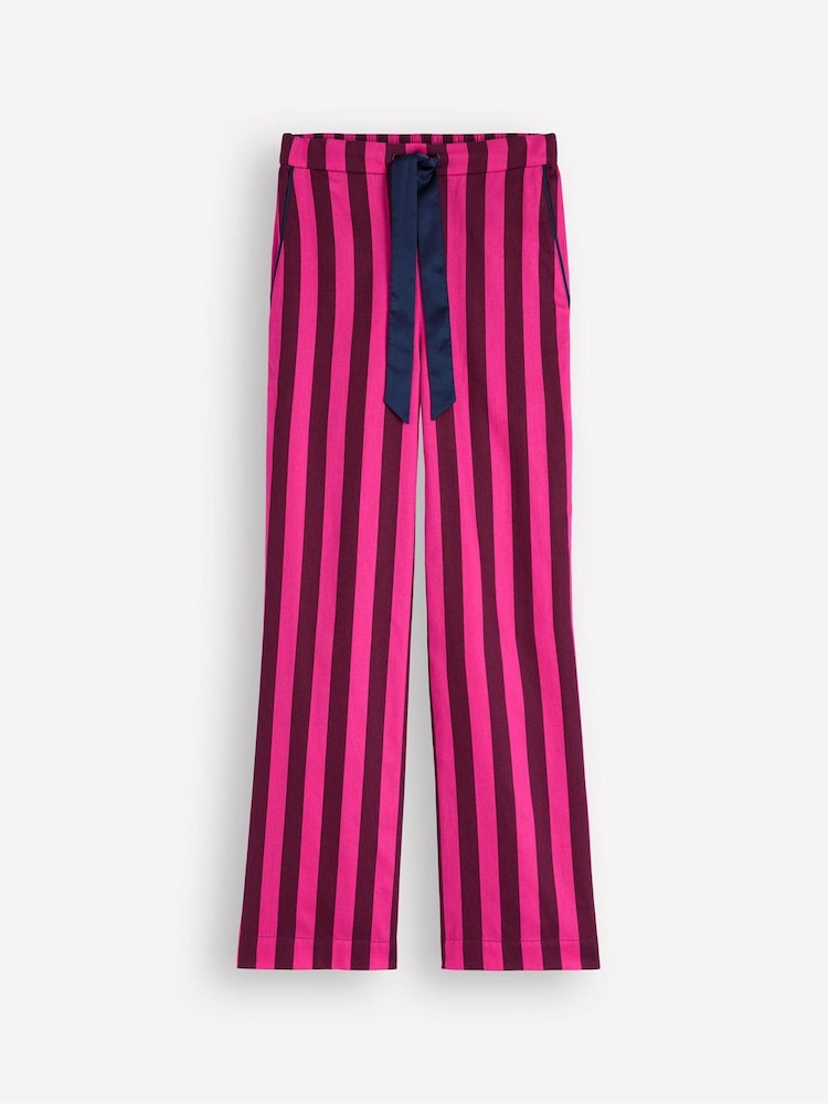 Boden Pink Cotton Pyjama Trousers - Image 6 of 6