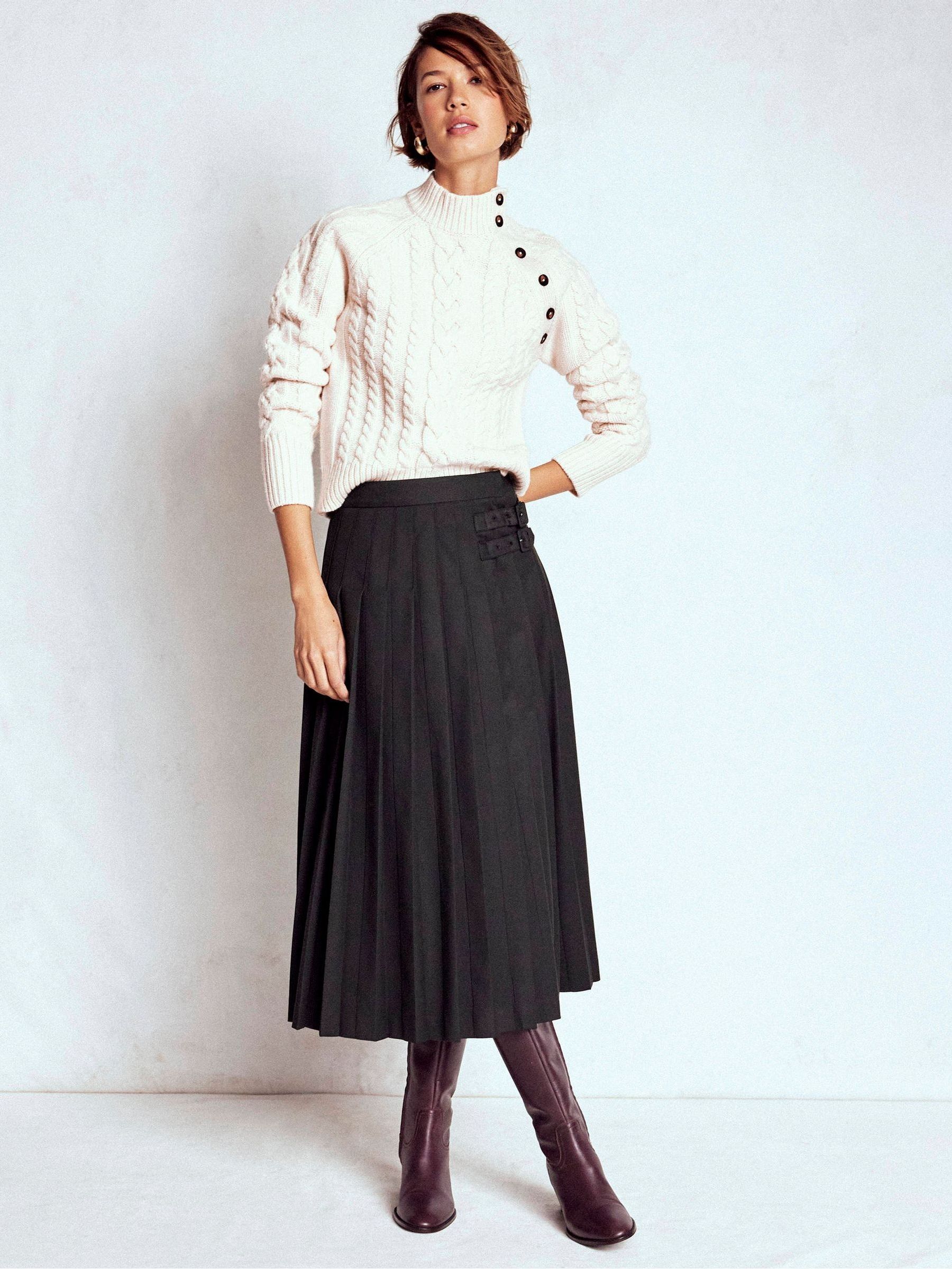 Buy Boden Cream Amara Merino Cable Jumper from Next USA