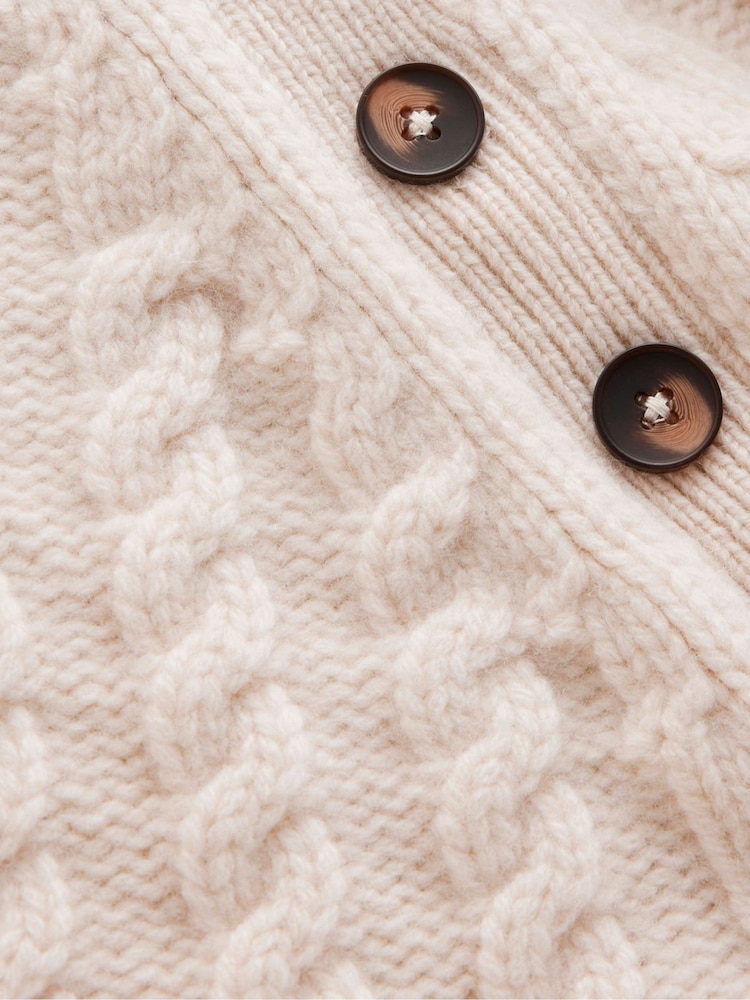 Boden Cream Amara Merino Cable Jumper - Image 8 of 8 Boden Cream Amara Merino Cable Jumper - Image 8 of 8