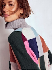 Boden Grey Polly Merino Roll Neck Jumper - Image 2 of 7